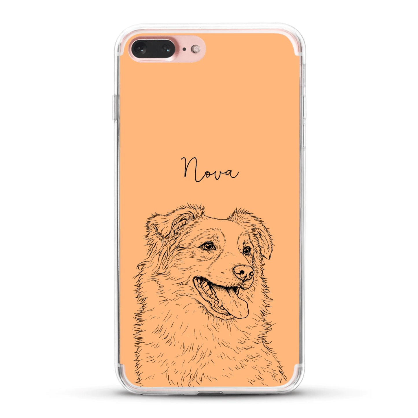 Personalisierte Handyhülle - Lineart