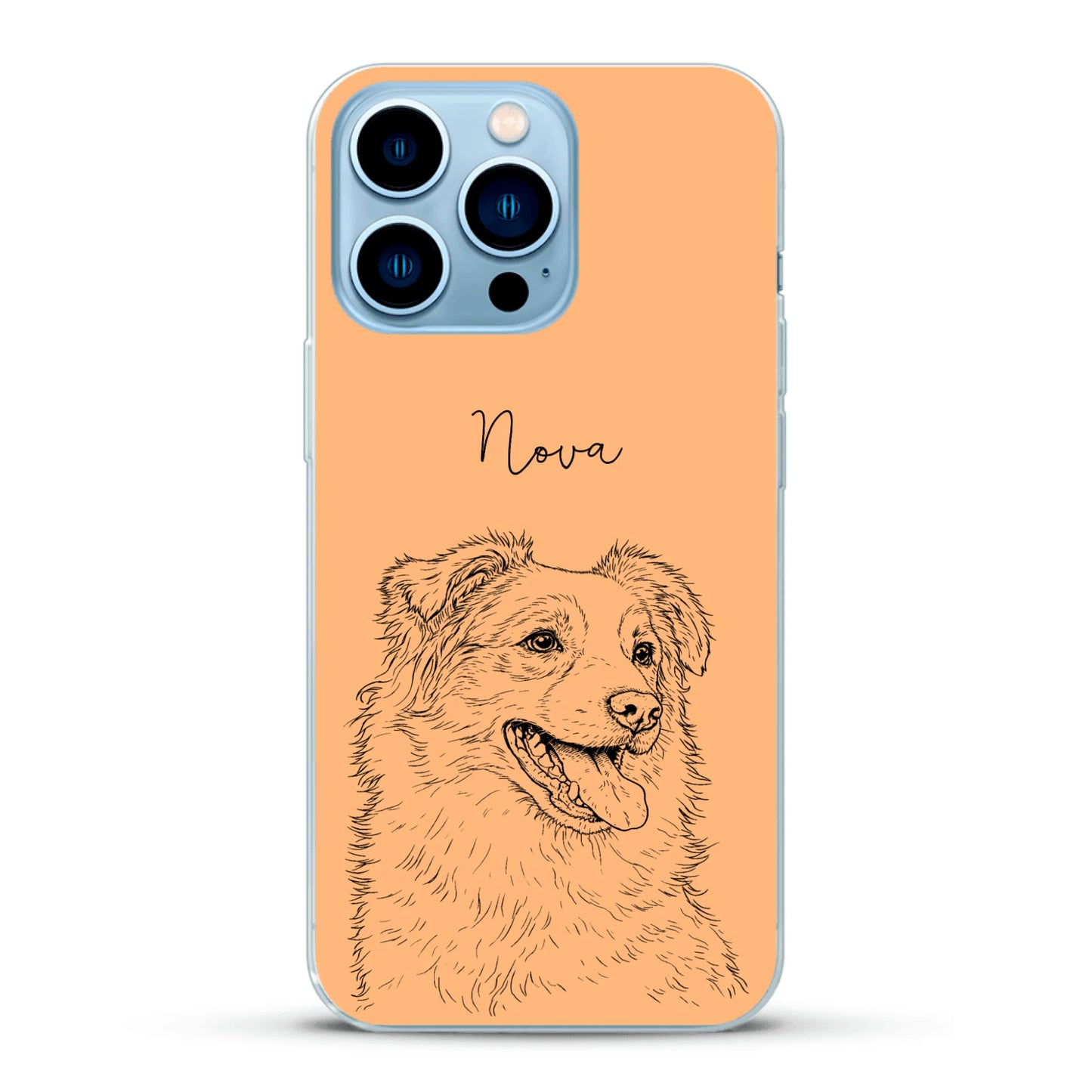 Personalisierte Handyhülle - Lineart