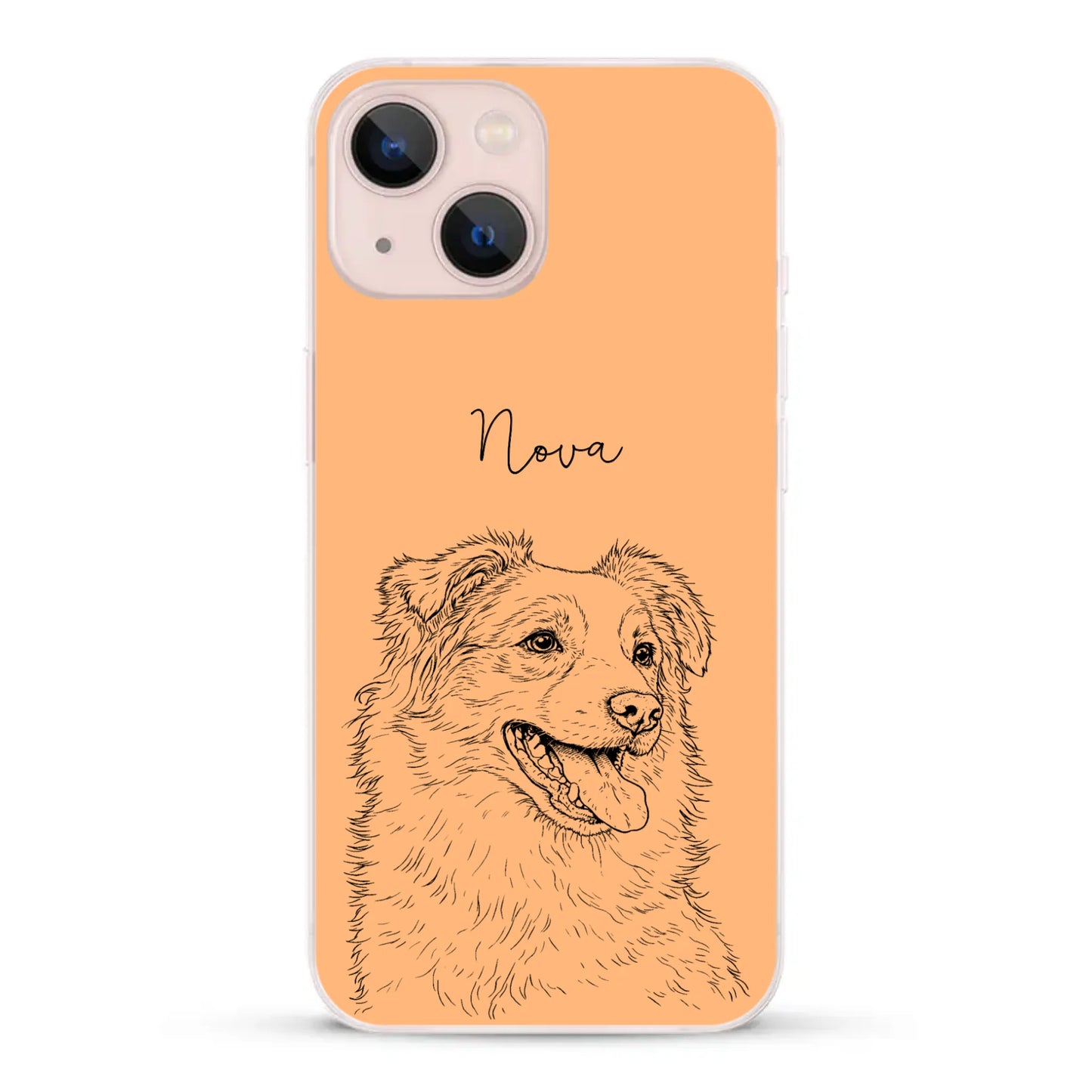 Personalisierte Handyhülle - Lineart