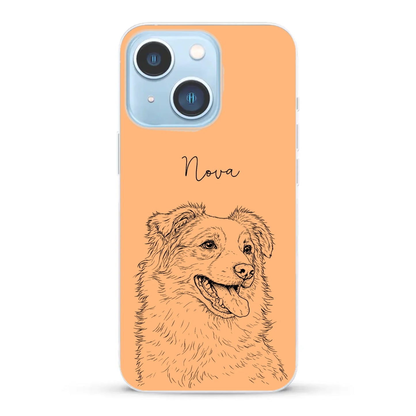 Personalisierte Handyhülle - Lineart