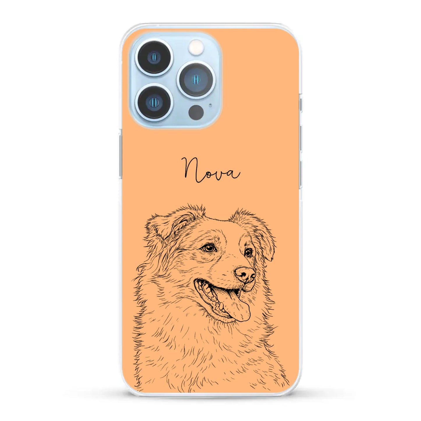 Personalisierte Handyhülle - Lineart