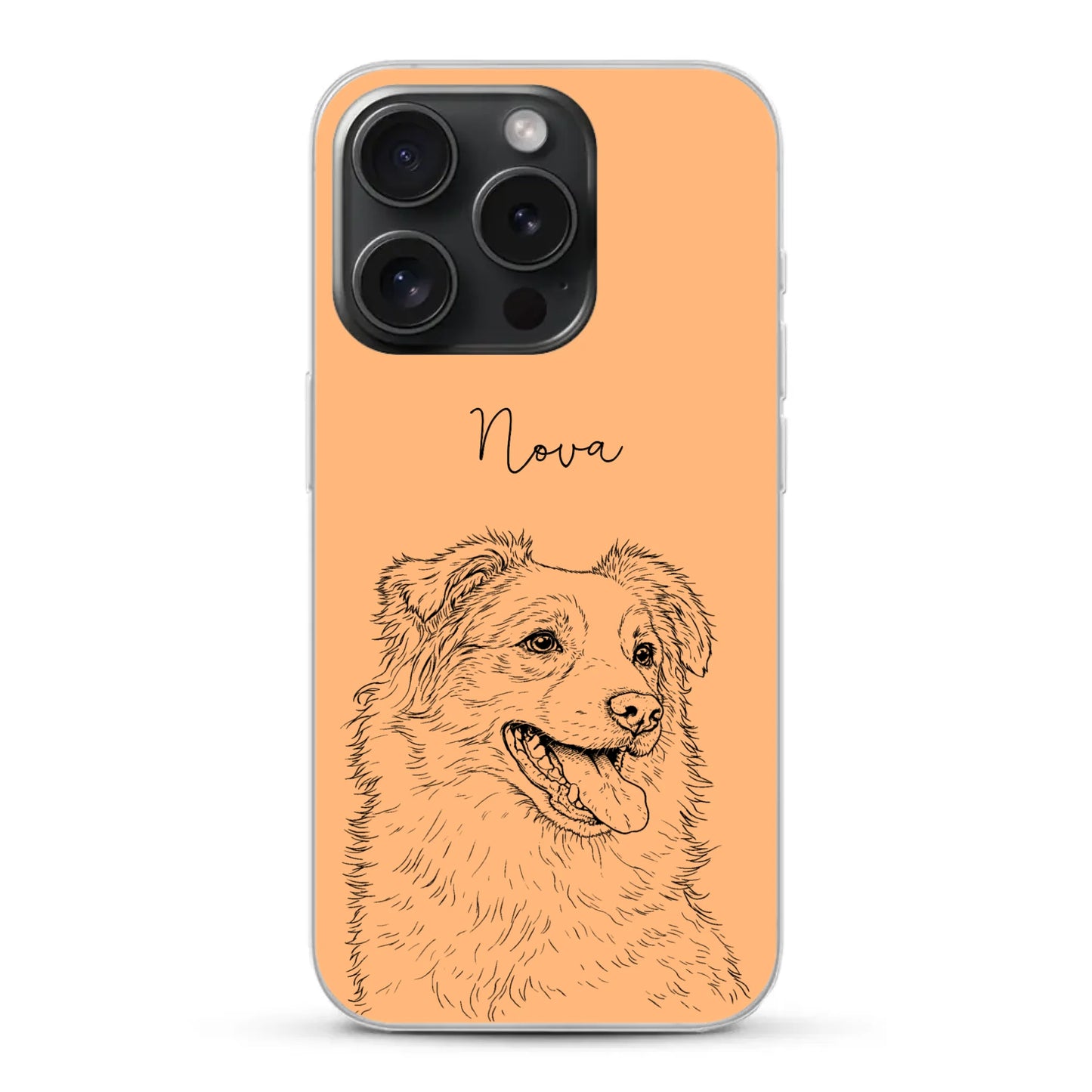 Personalisierte Handyhülle - Lineart