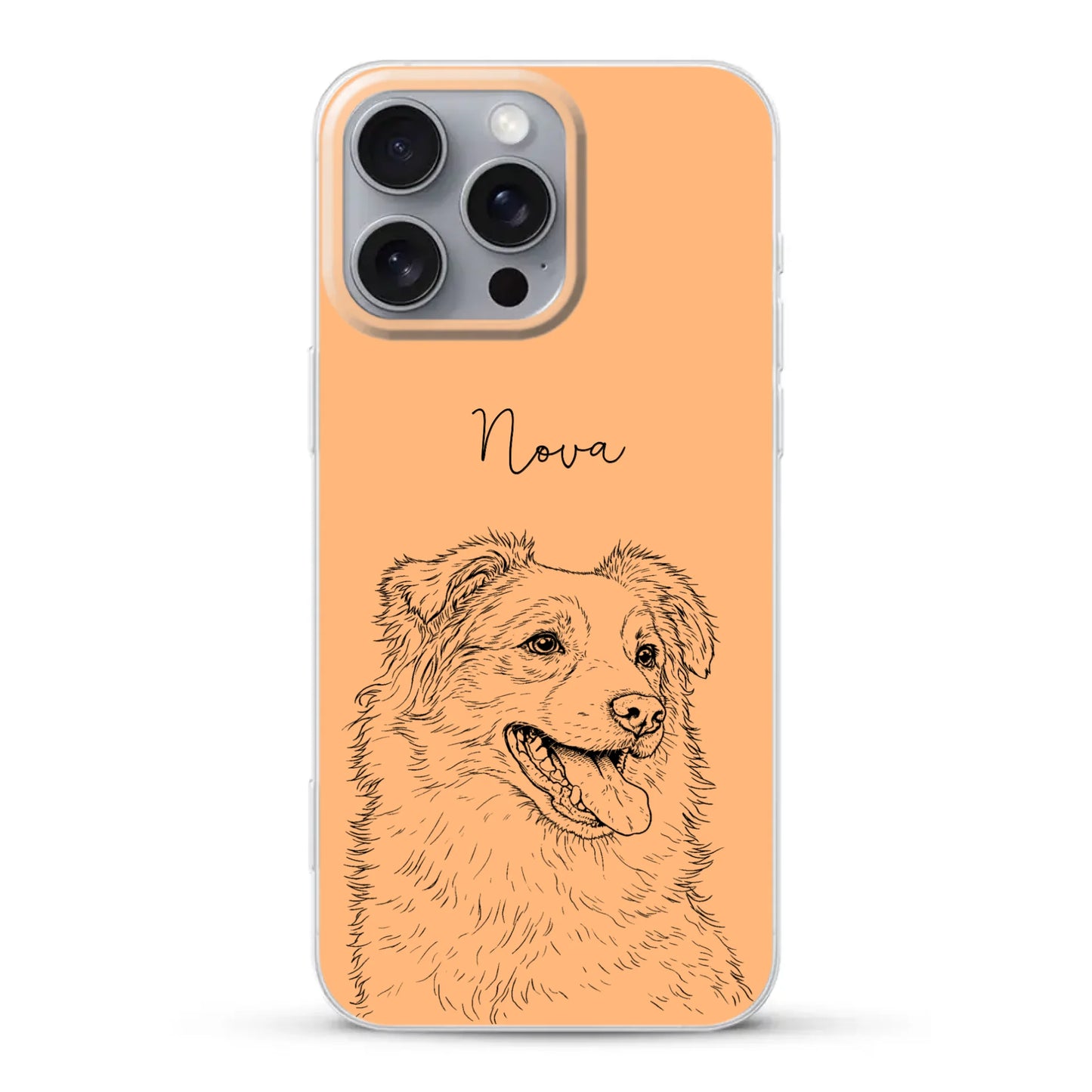 Personalisierte Handyhülle - Lineart