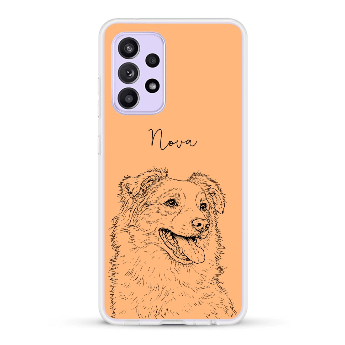 Personalisierte Handyhülle - Lineart