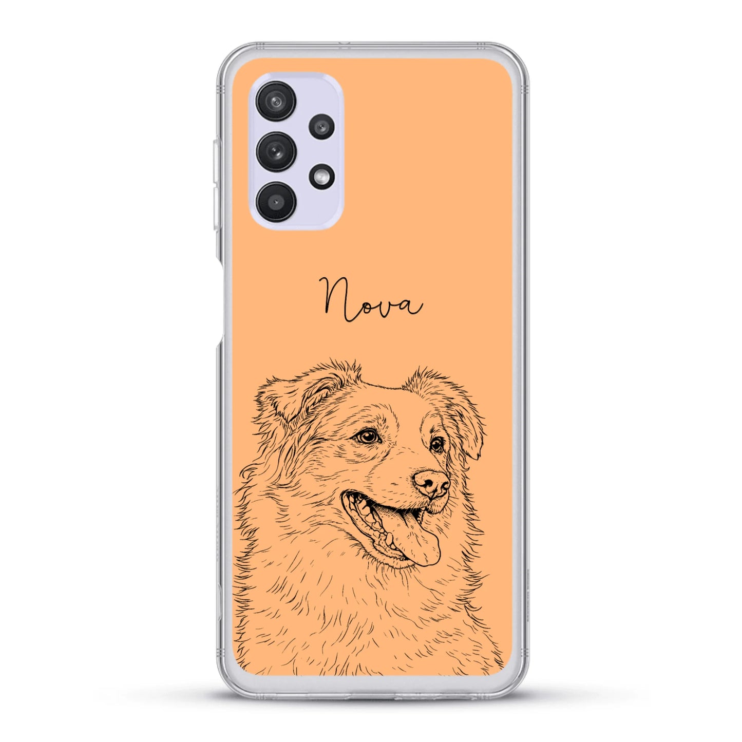 Personalisierte Handyhülle - Lineart