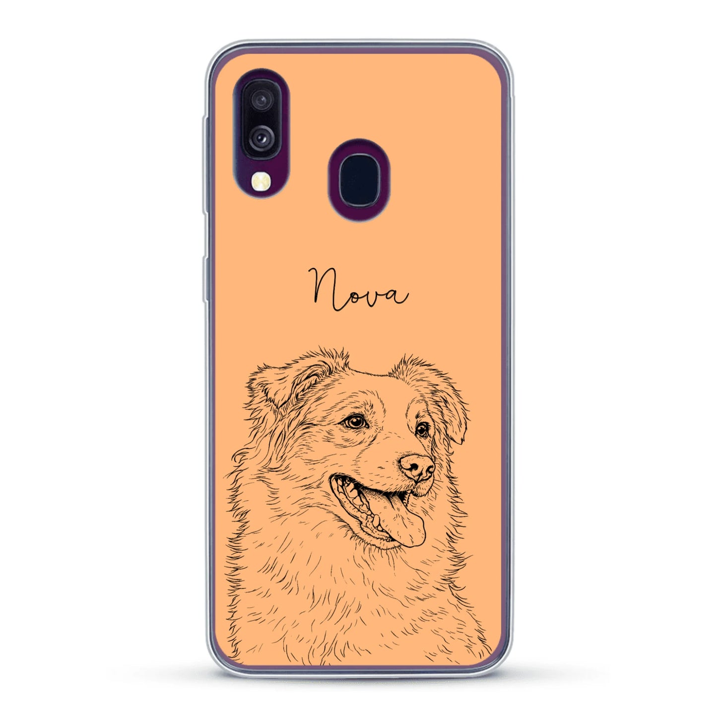 Personalisierte Handyhülle - Lineart