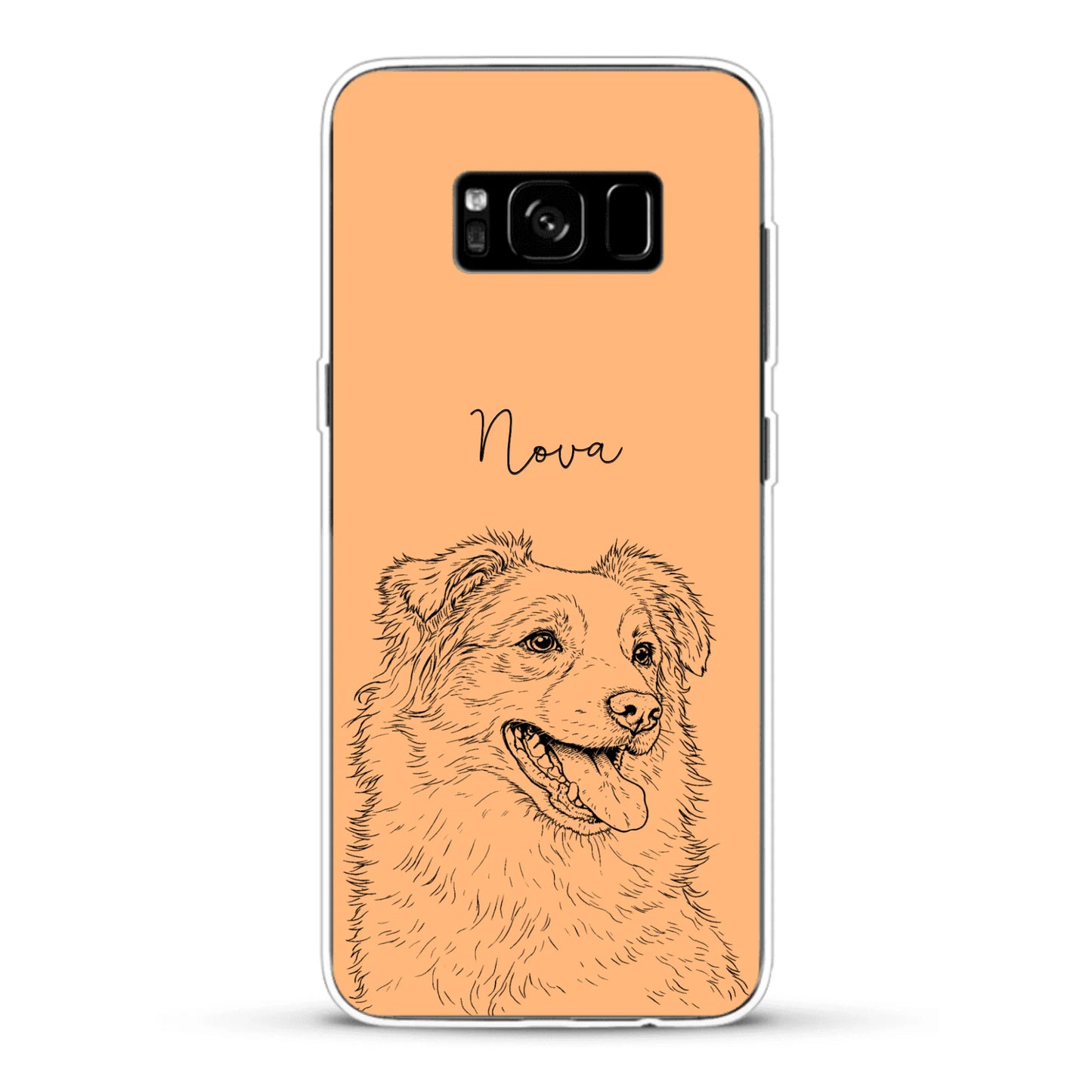 Personalisierte Handyhülle - Lineart