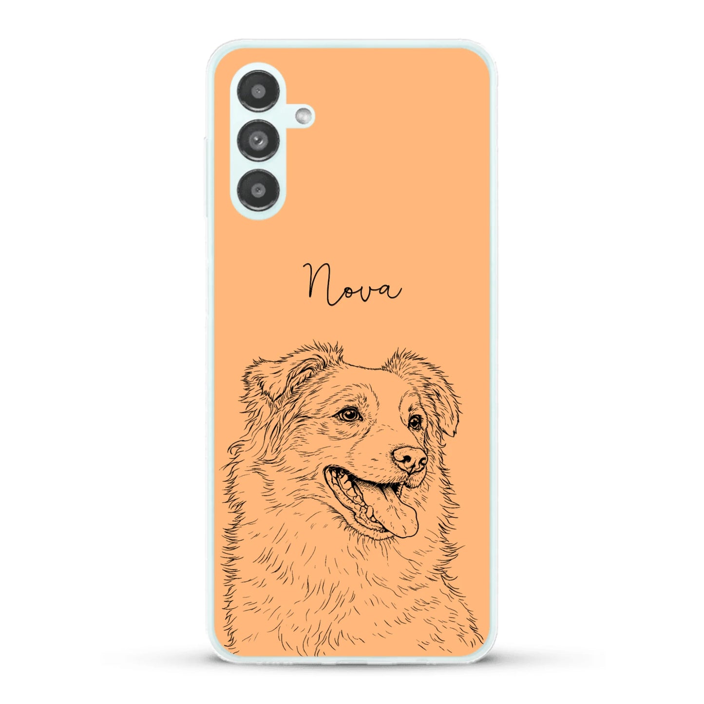 Personalisierte Handyhülle - Lineart