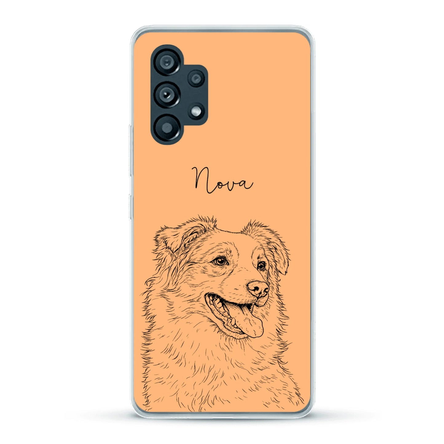 Personalisierte Handyhülle - Lineart