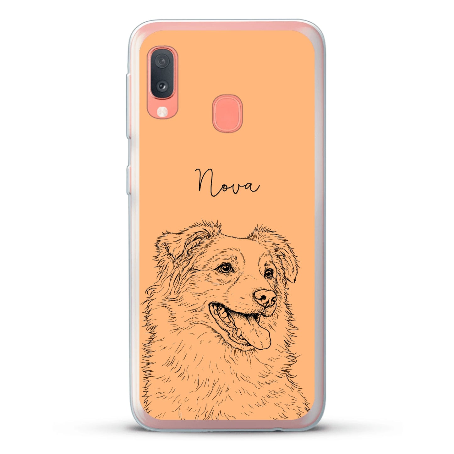 Personalisierte Handyhülle - Lineart