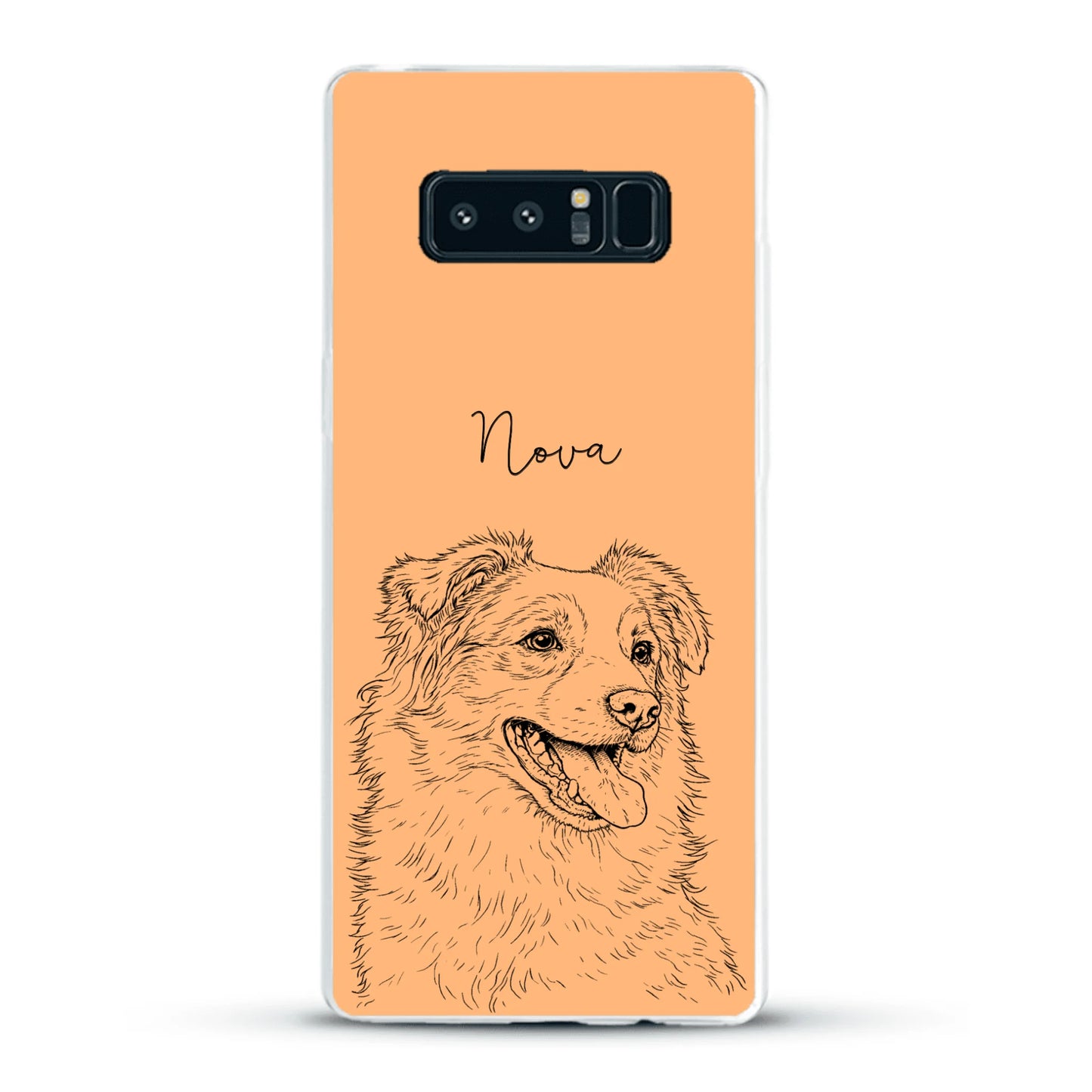 Personalisierte Handyhülle - Lineart
