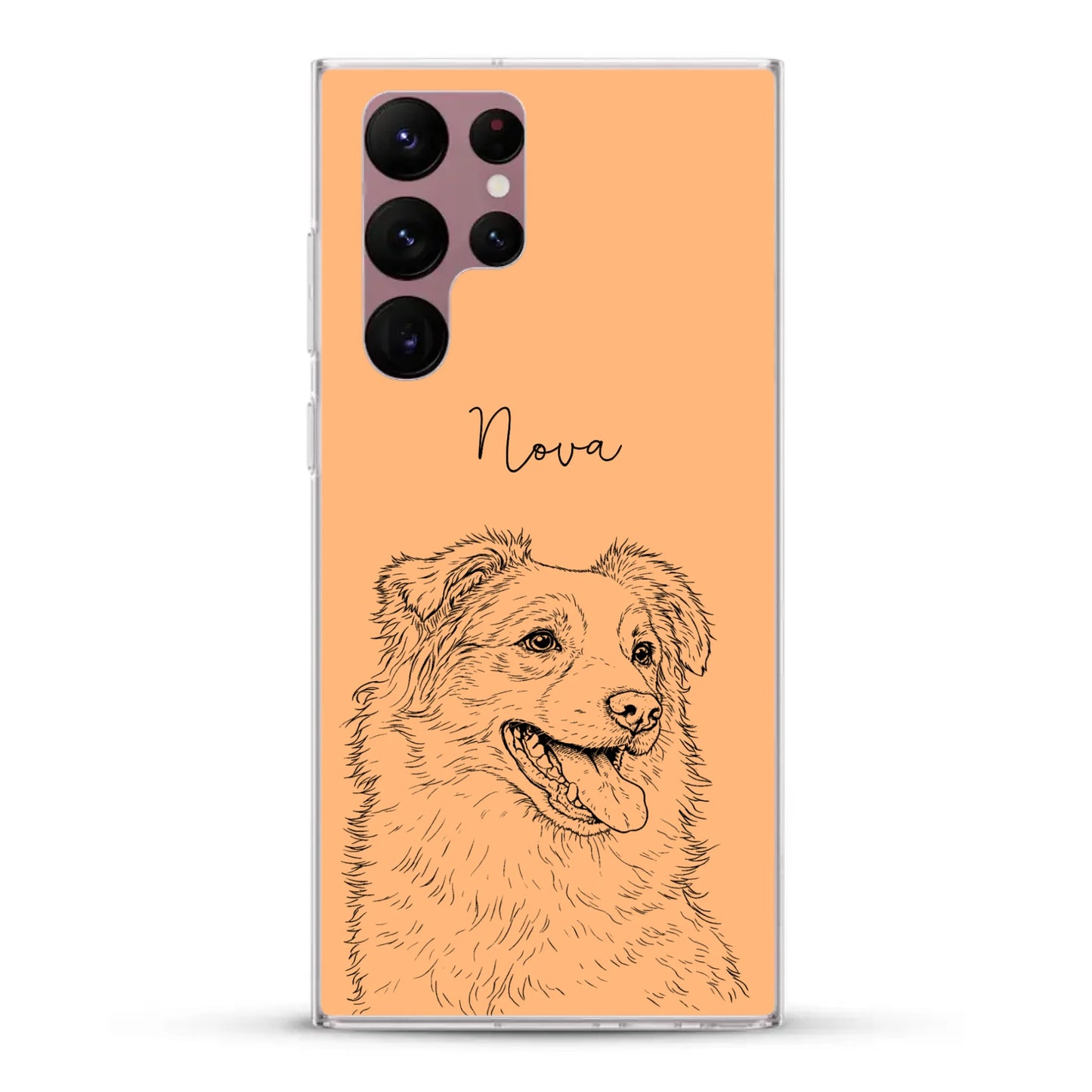 Personalisierte Handyhülle - Lineart