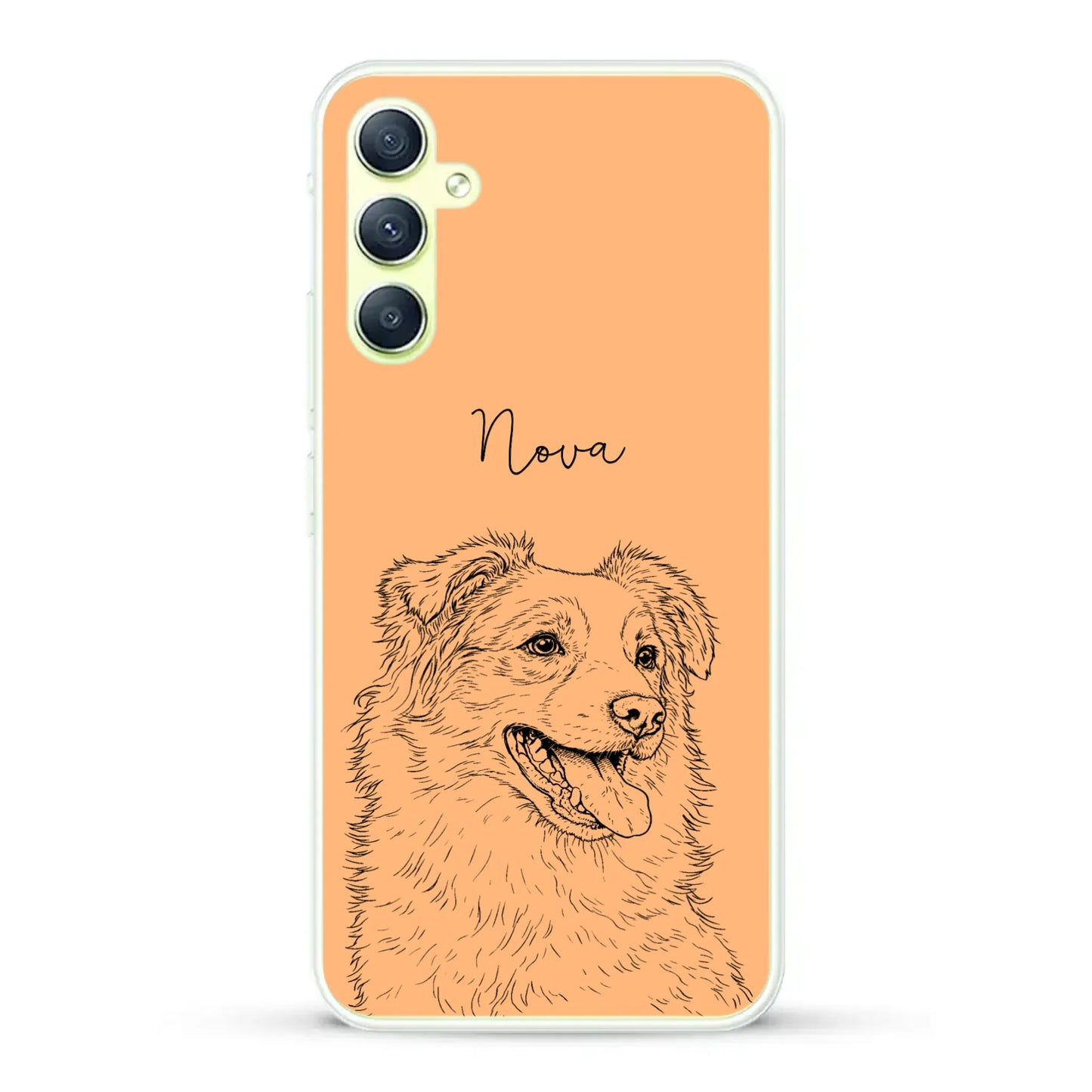 Personalisierte Handyhülle - Lineart