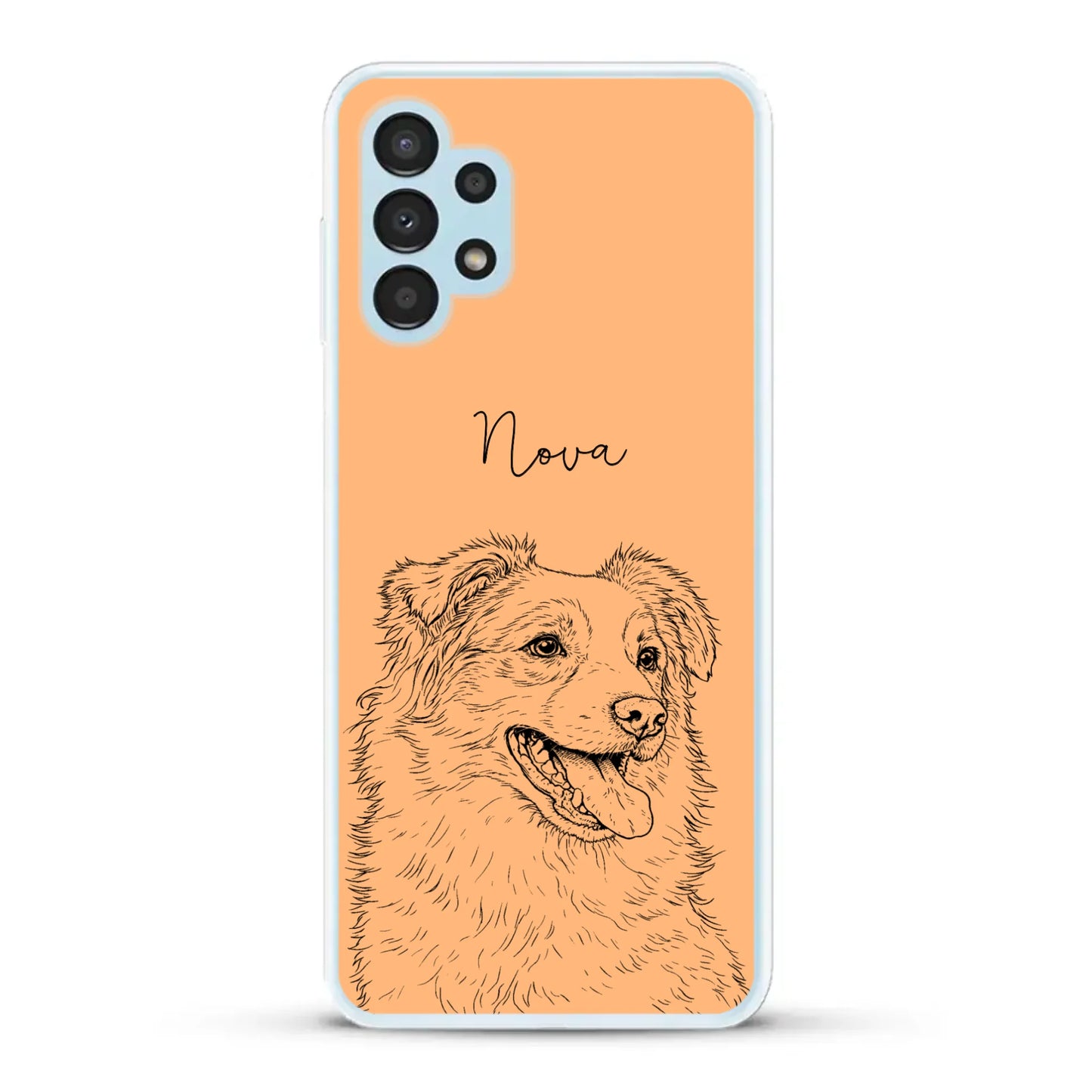 Personalisierte Handyhülle - Lineart