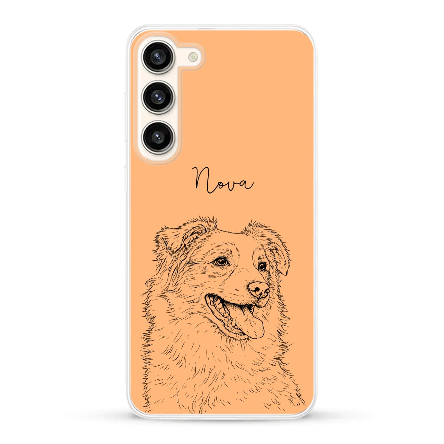 Personalisierte Handyhülle - Lineart