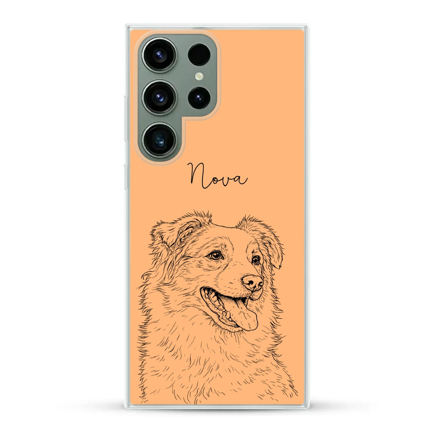 Personalisierte Handyhülle - Lineart
