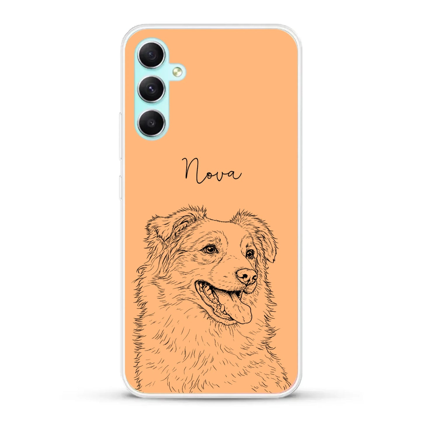 Personalisierte Handyhülle - Lineart