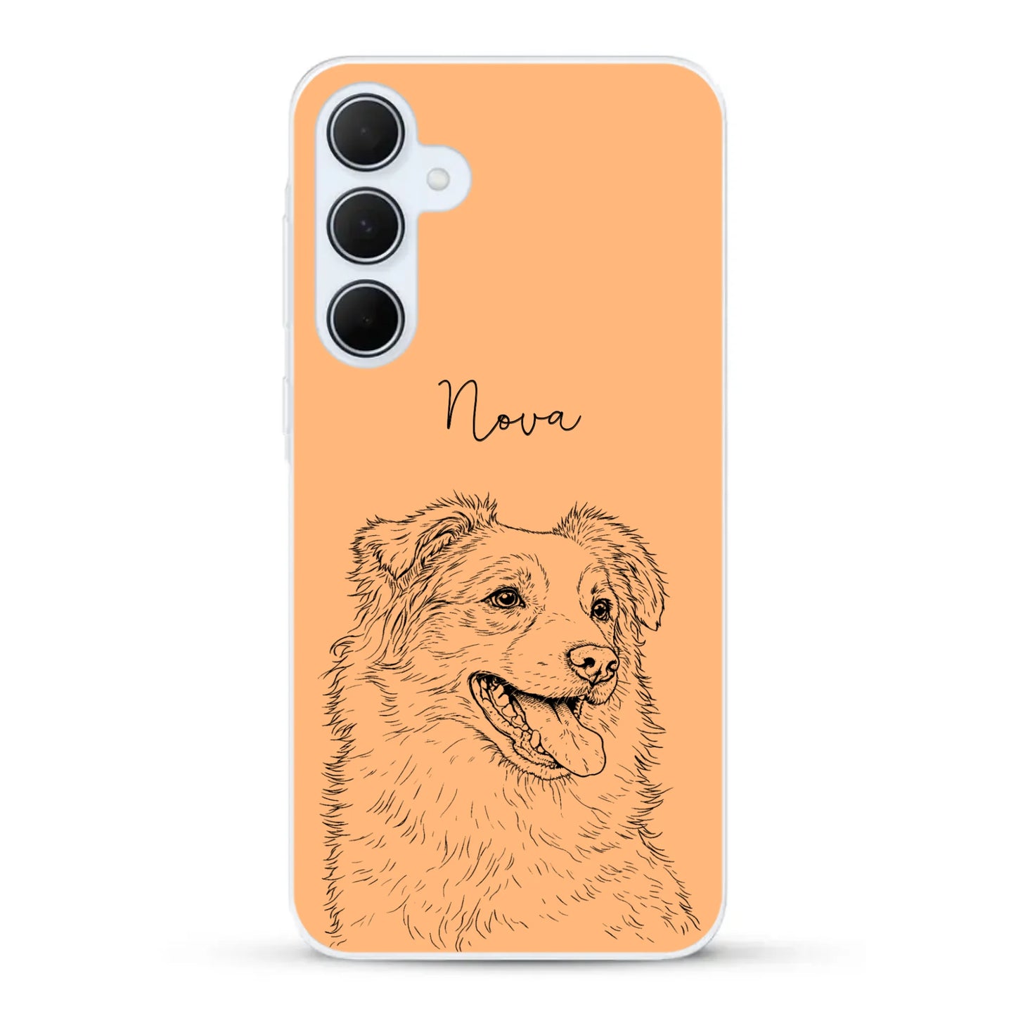 Personalisierte Handyhülle - Lineart