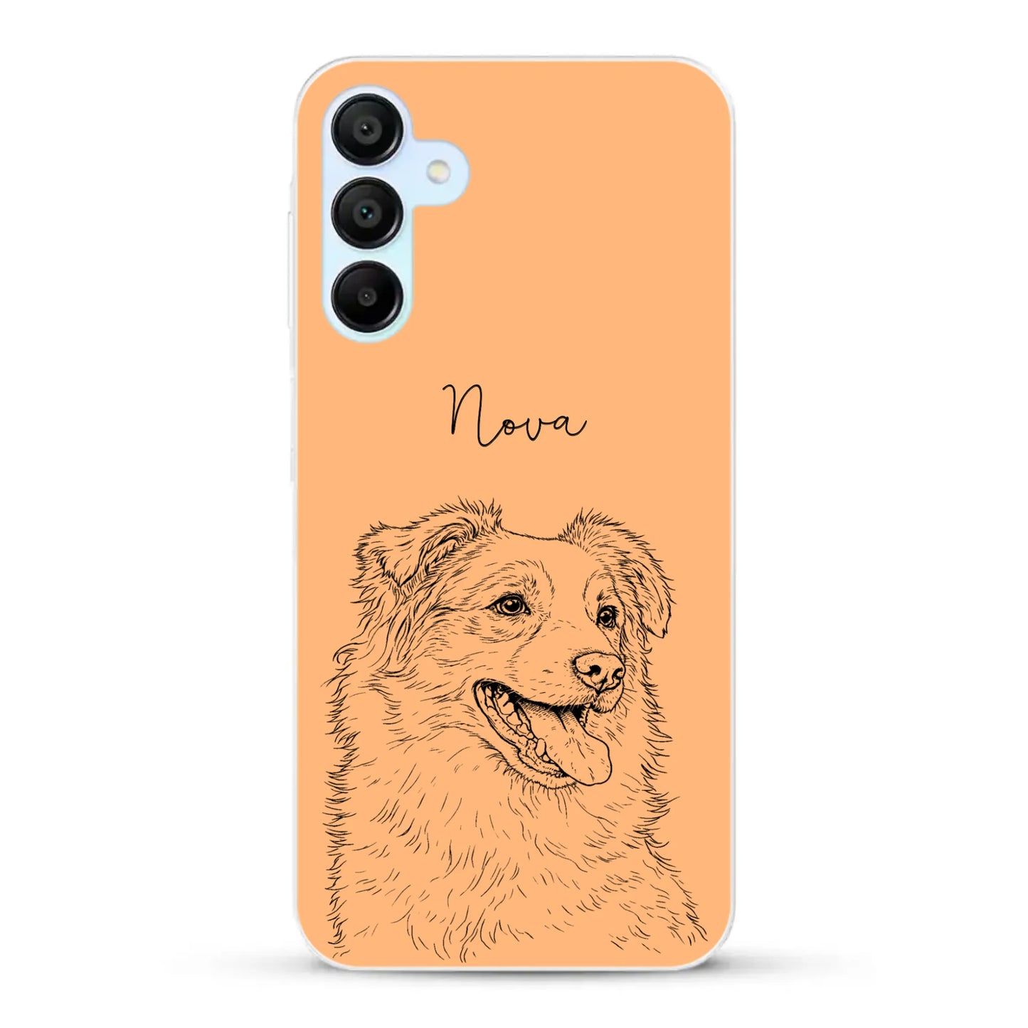 Personalisierte Handyhülle - Lineart
