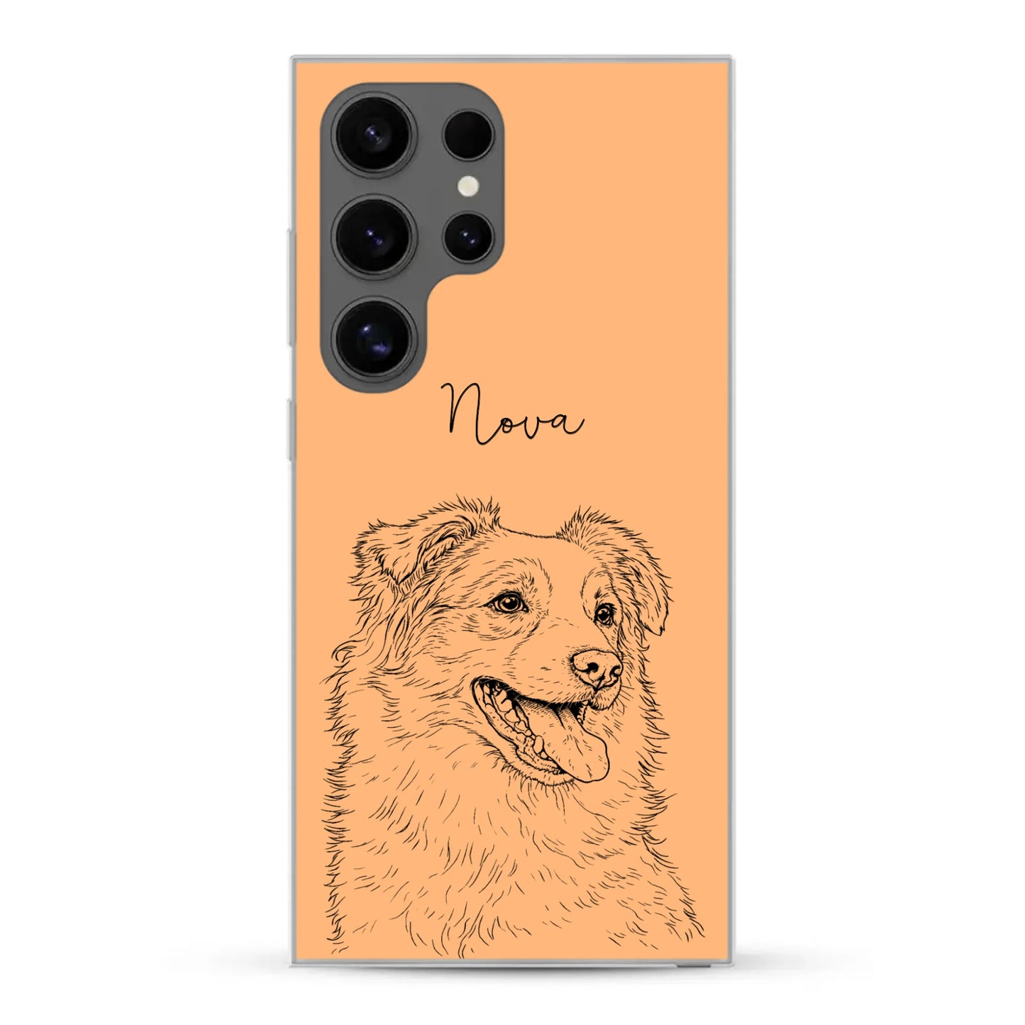 Personalisierte Handyhülle - Lineart