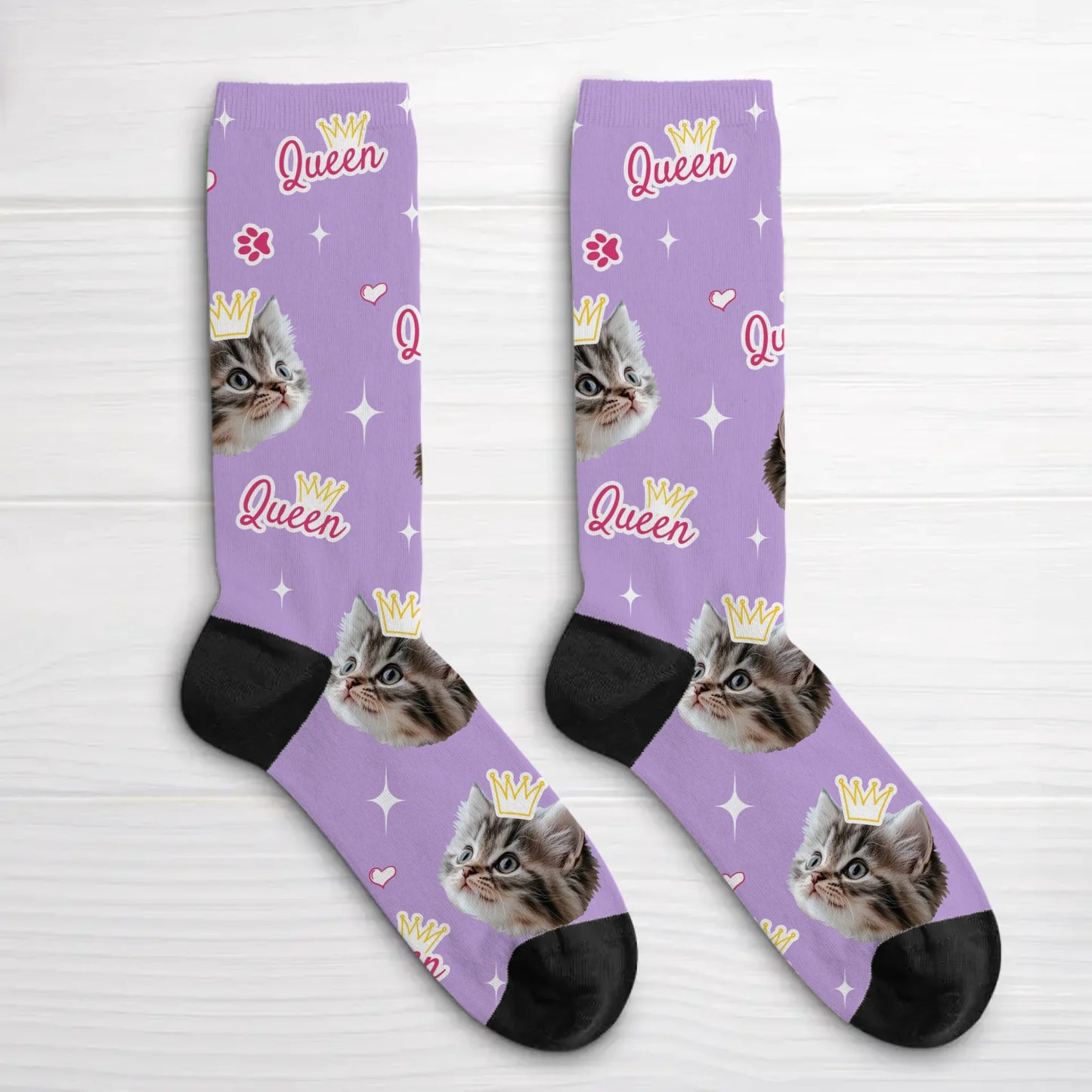 Personalisierte Socken - Königliches Haustier