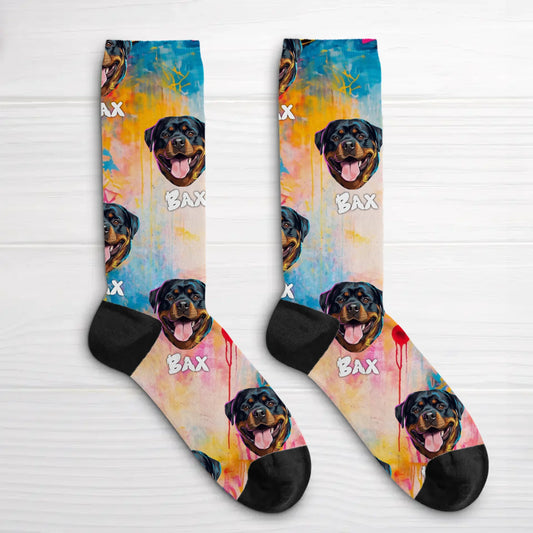 Personalisierte Socken - Graffiti