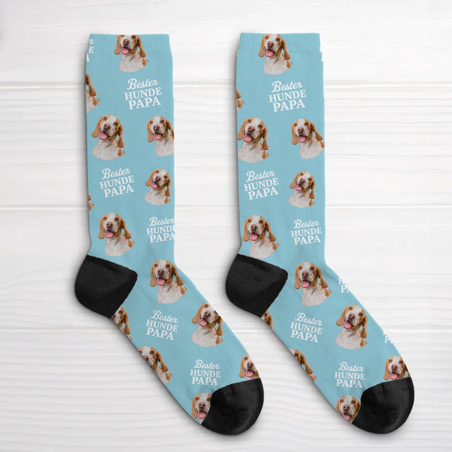 Personalisierte Socken - Bester Hundepapa