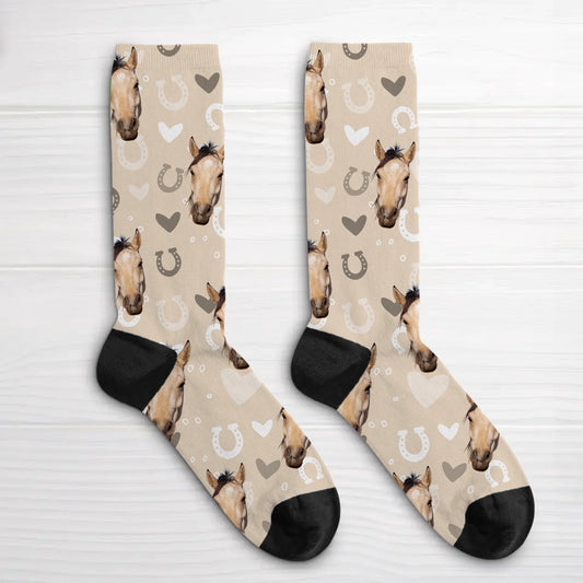 Personalisierte Socken - Dein Pferd