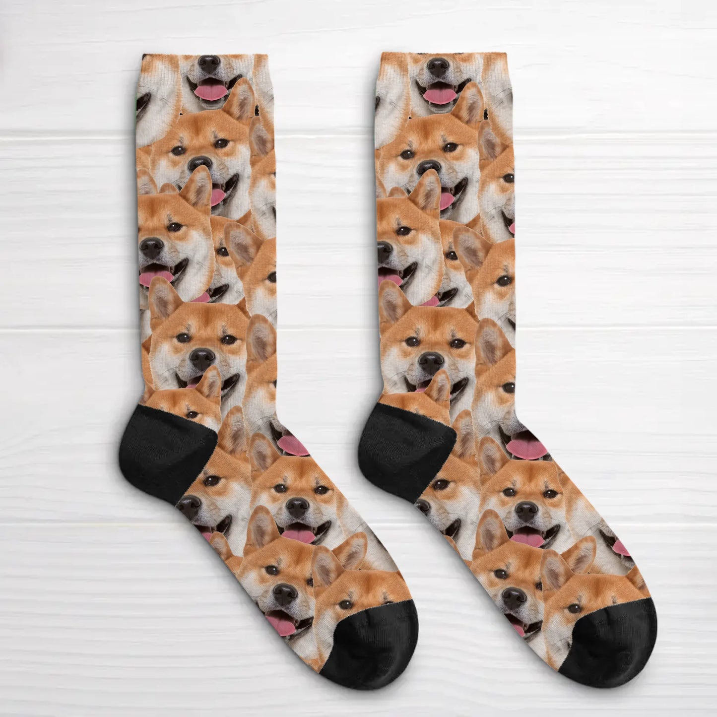 Personalisierte Socken - Wildes Fotomuster