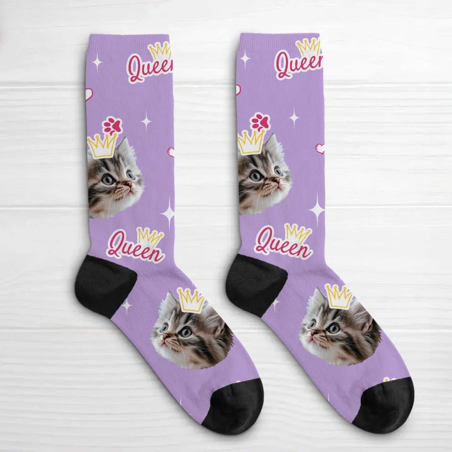 Personalisierte Socken - Königliches Haustier