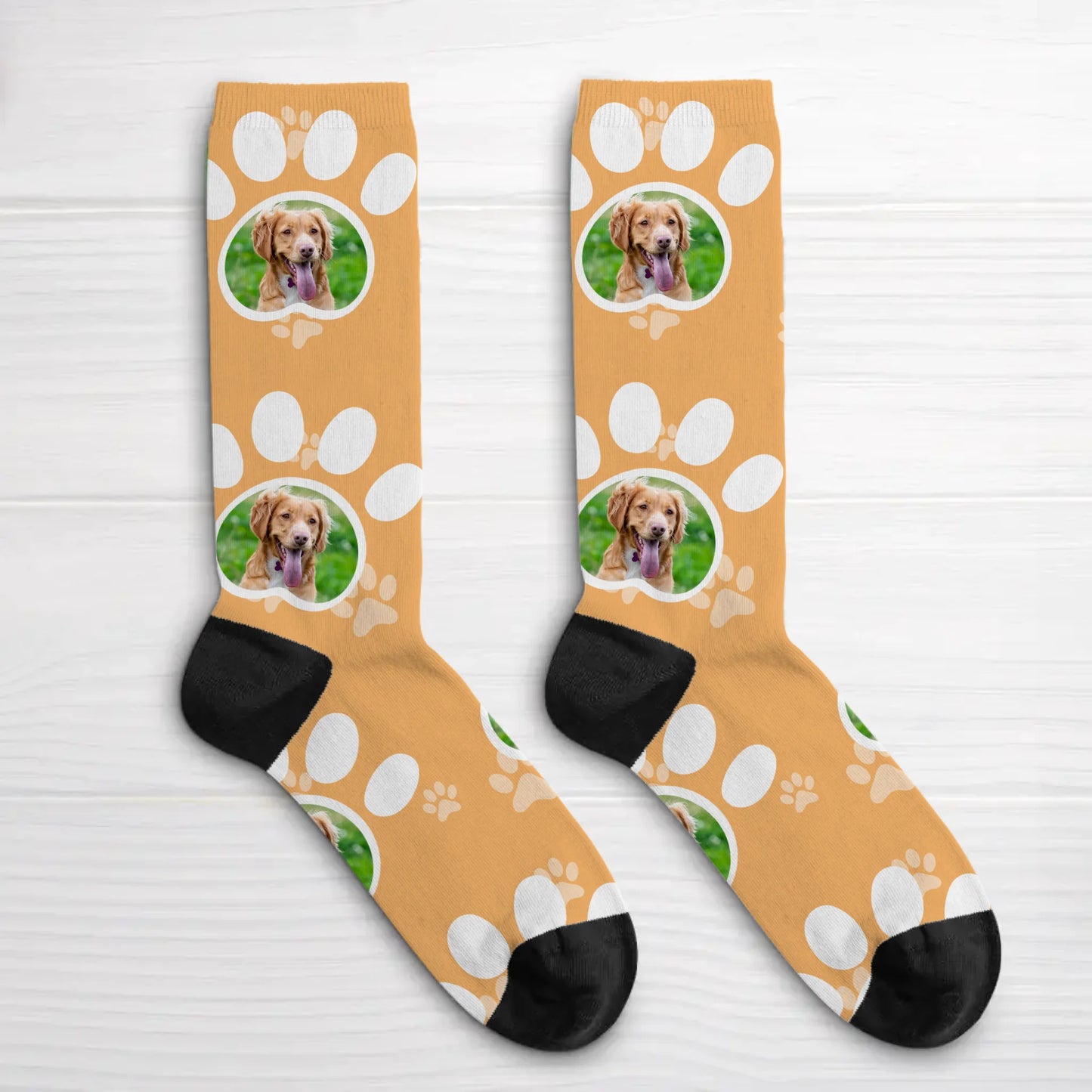 Personalisierte Socken - Foto Pfoten