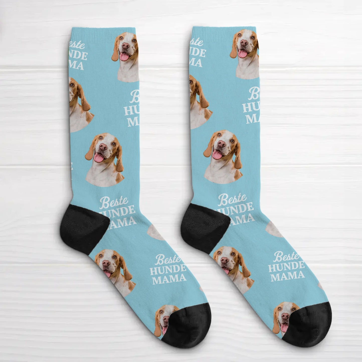 Beste Hundemama - Personalisierte Socken