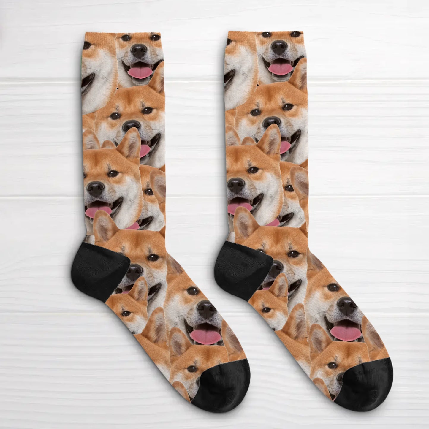 Personalisierte Socken - Wildes Fotomuster