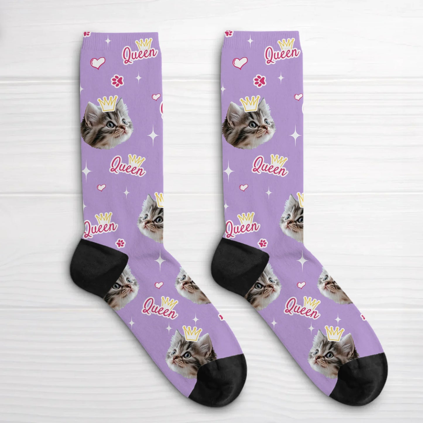 Personalisierte Socken - Königliches Haustier