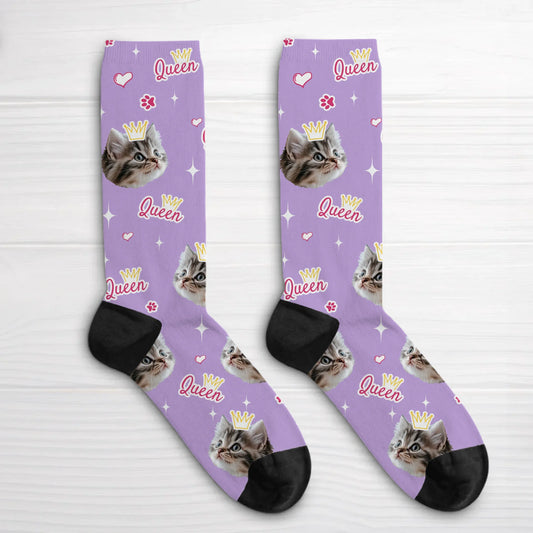 Personalisierte Socken - Königliches Haustier