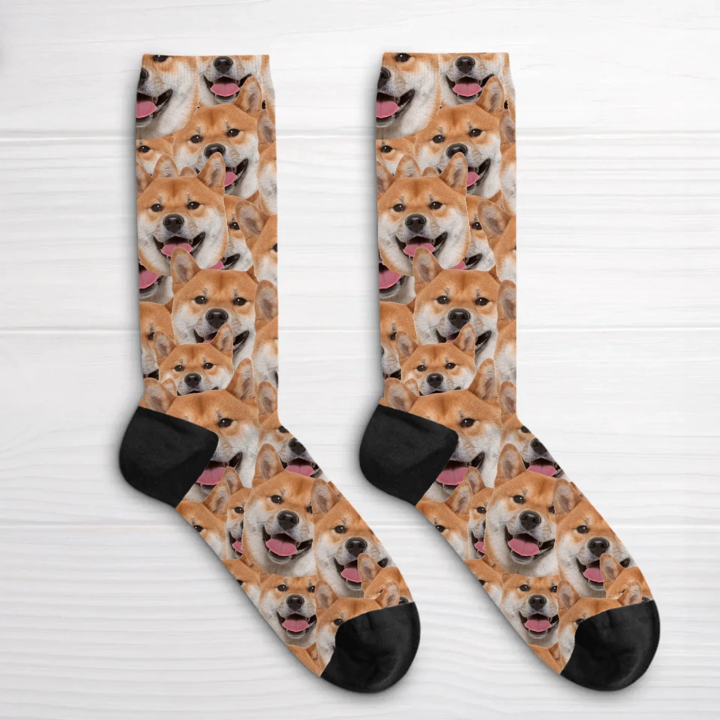 Personalisierte Socken - Wildes Fotomuster