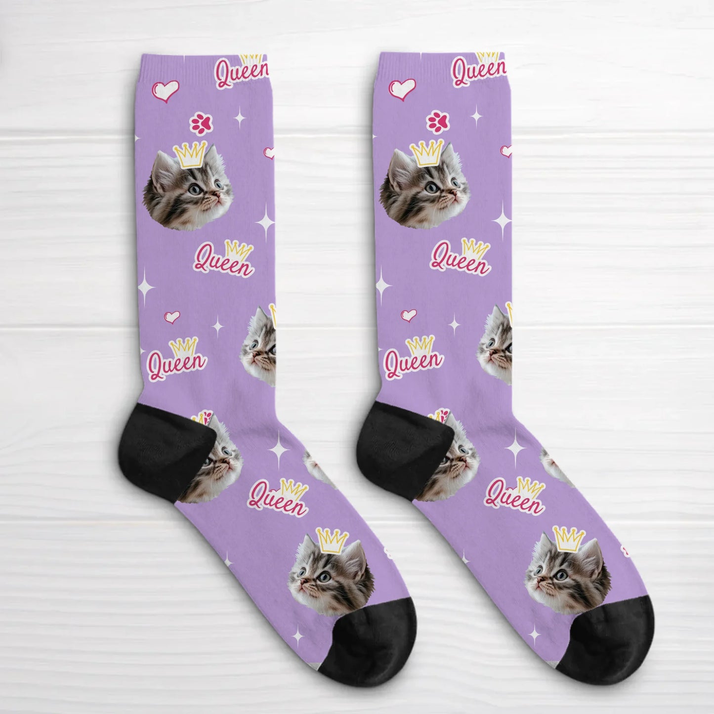 Personalisierte Socken - Königliches Haustier