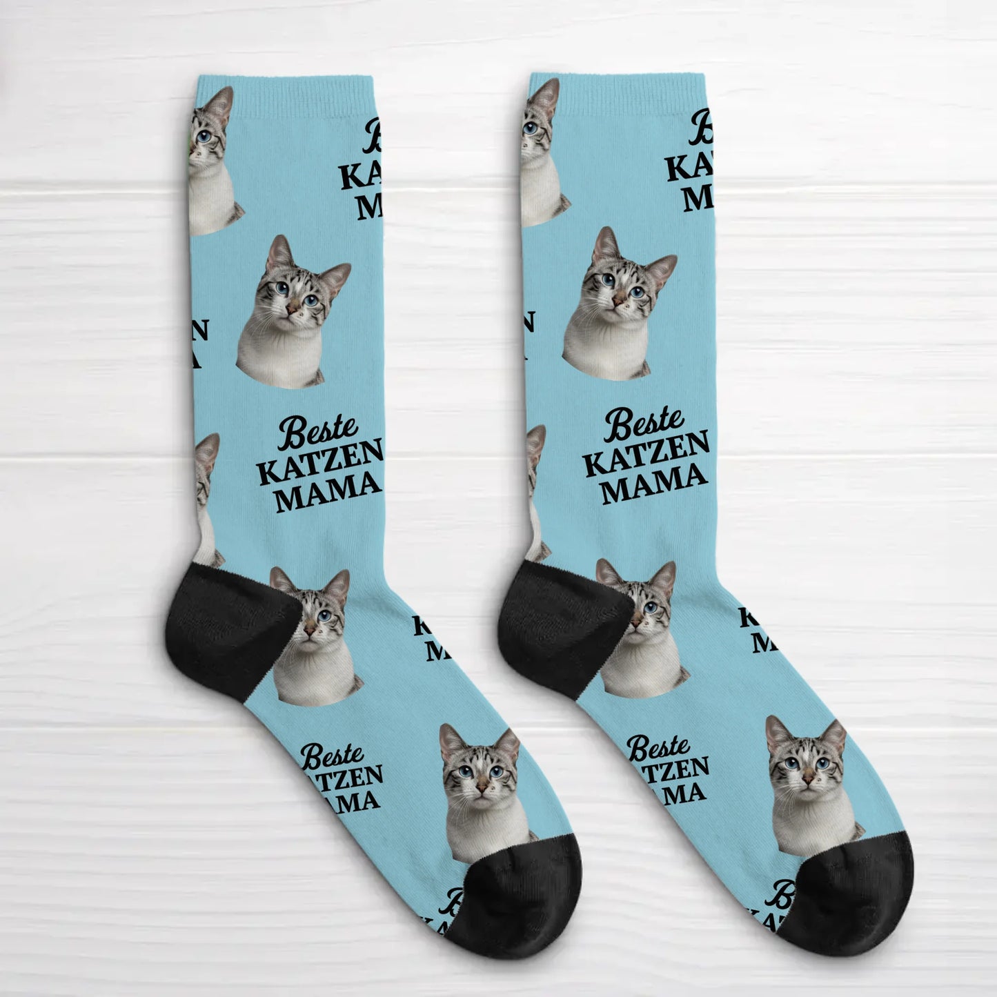 Personalisierte Socken - Beste Katzenmama