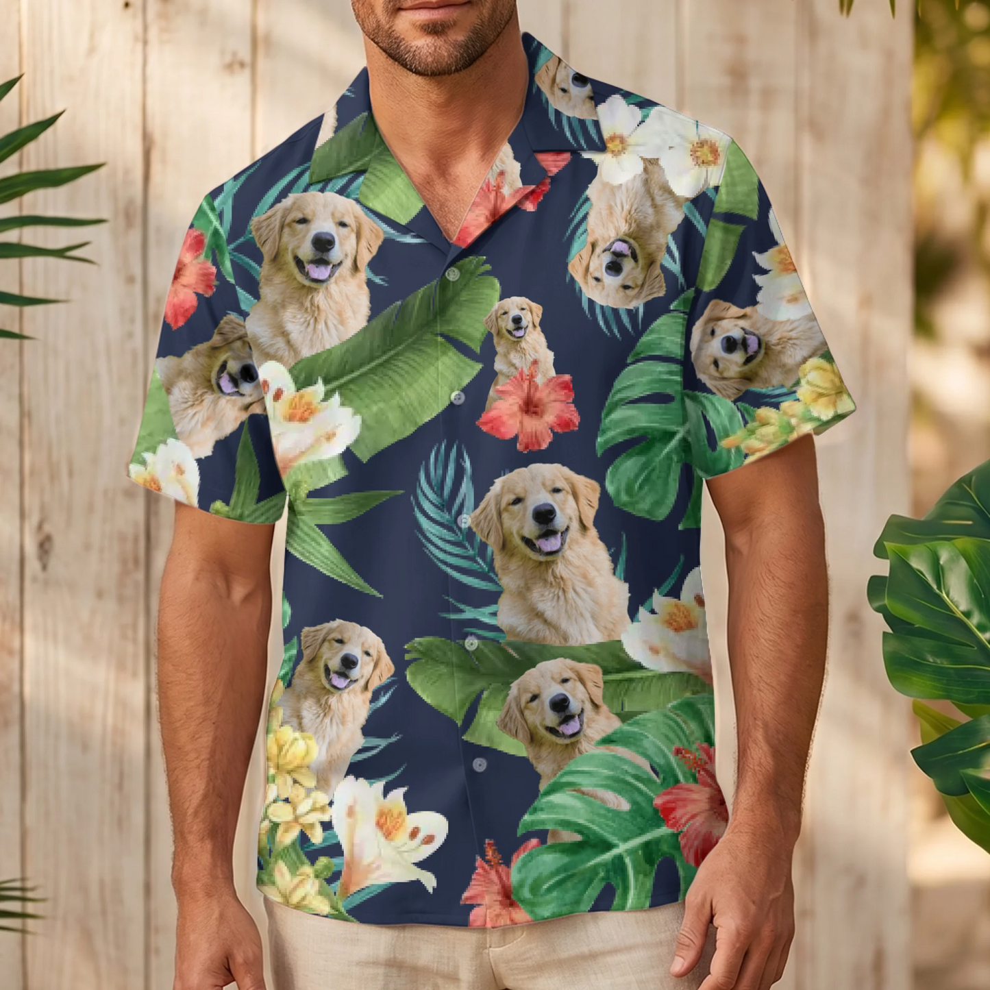 Personalisiertes Hawaiihemd - Dein Foto