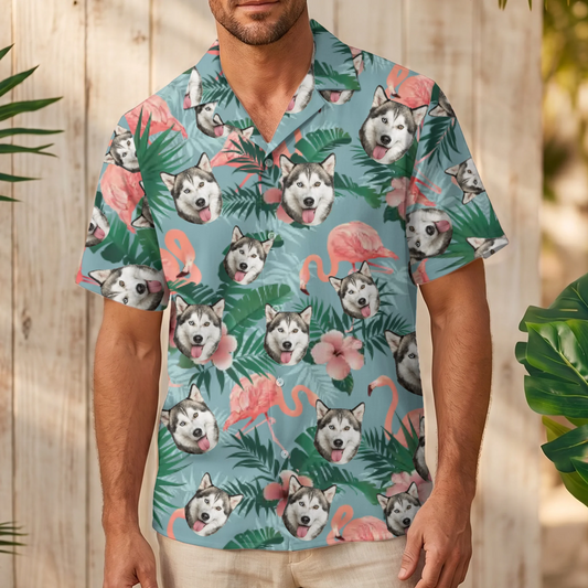 Personalisiertes Hawaiihemd - Paradiesvogel