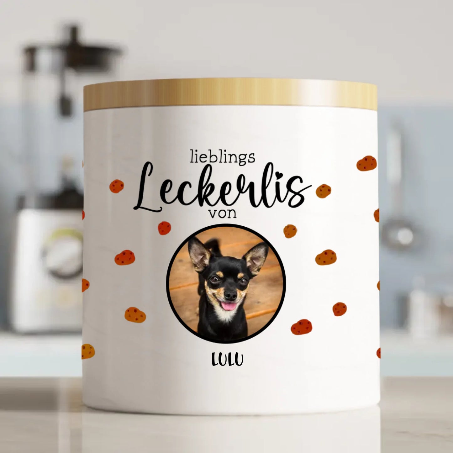 Personalisierte Leckerlidose - Lieblings Leckerli