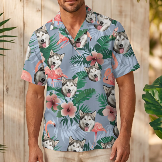 Personalisiertes Hawaiihemd - Paradiesvogel