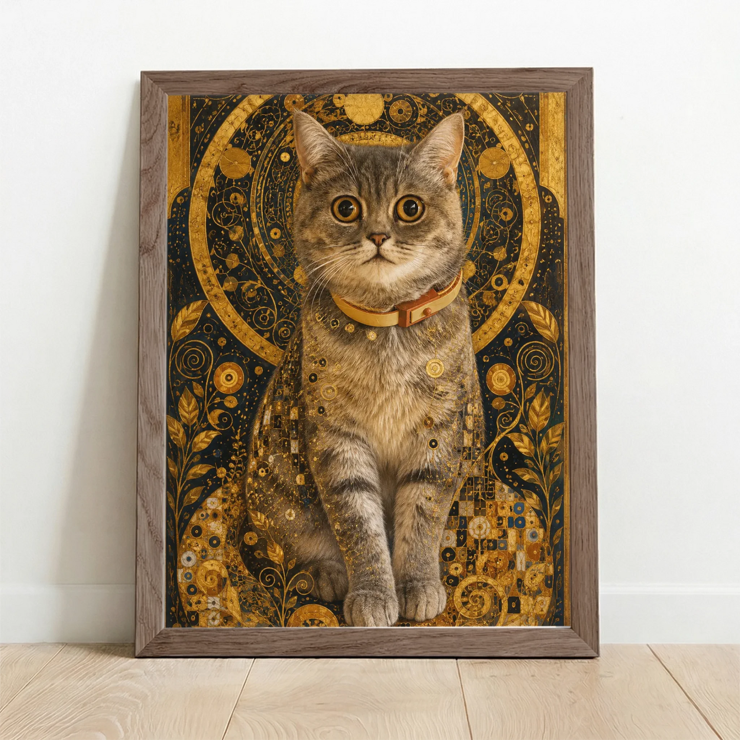 Framed Poster UK oak