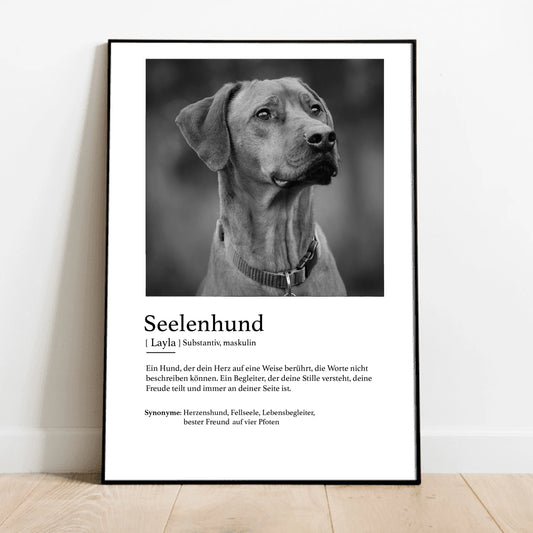 Personalisiertes Poster - Definition Seelentier