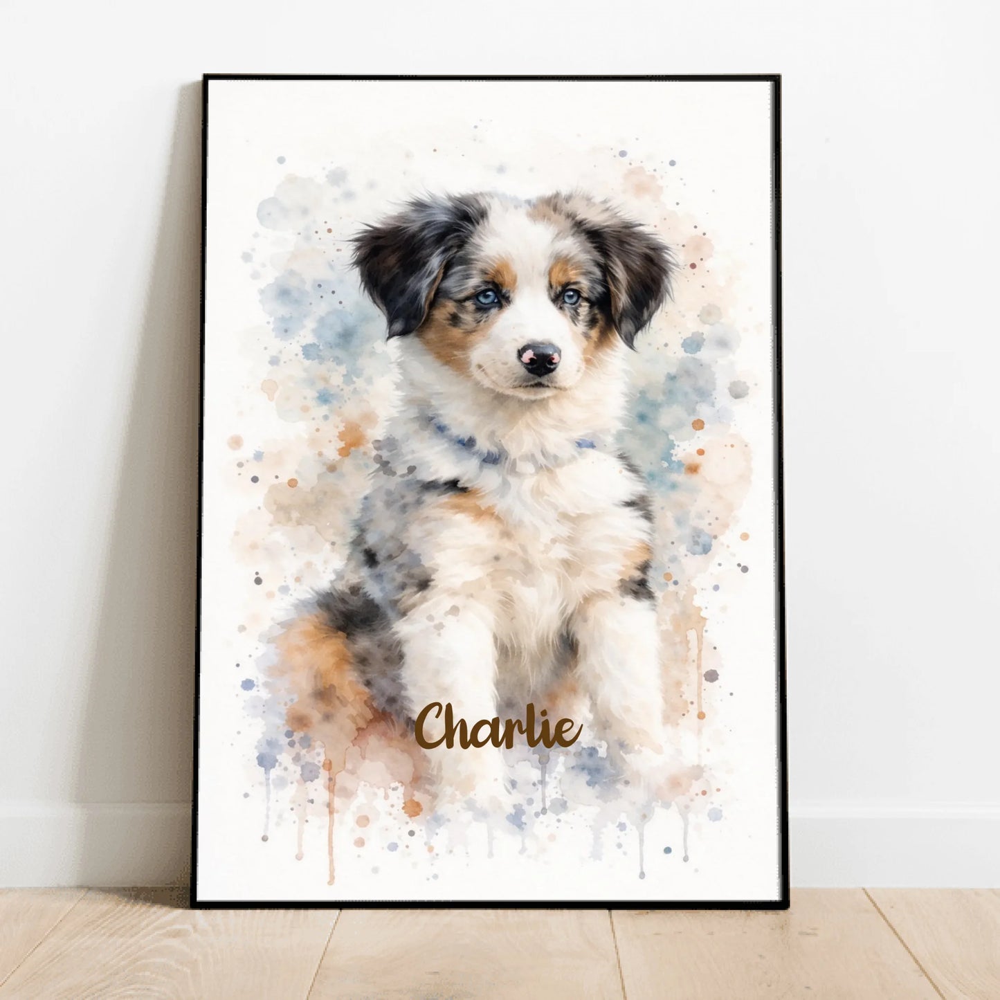 Personalisiertes Poster - Aquarell Realistisches Porträt