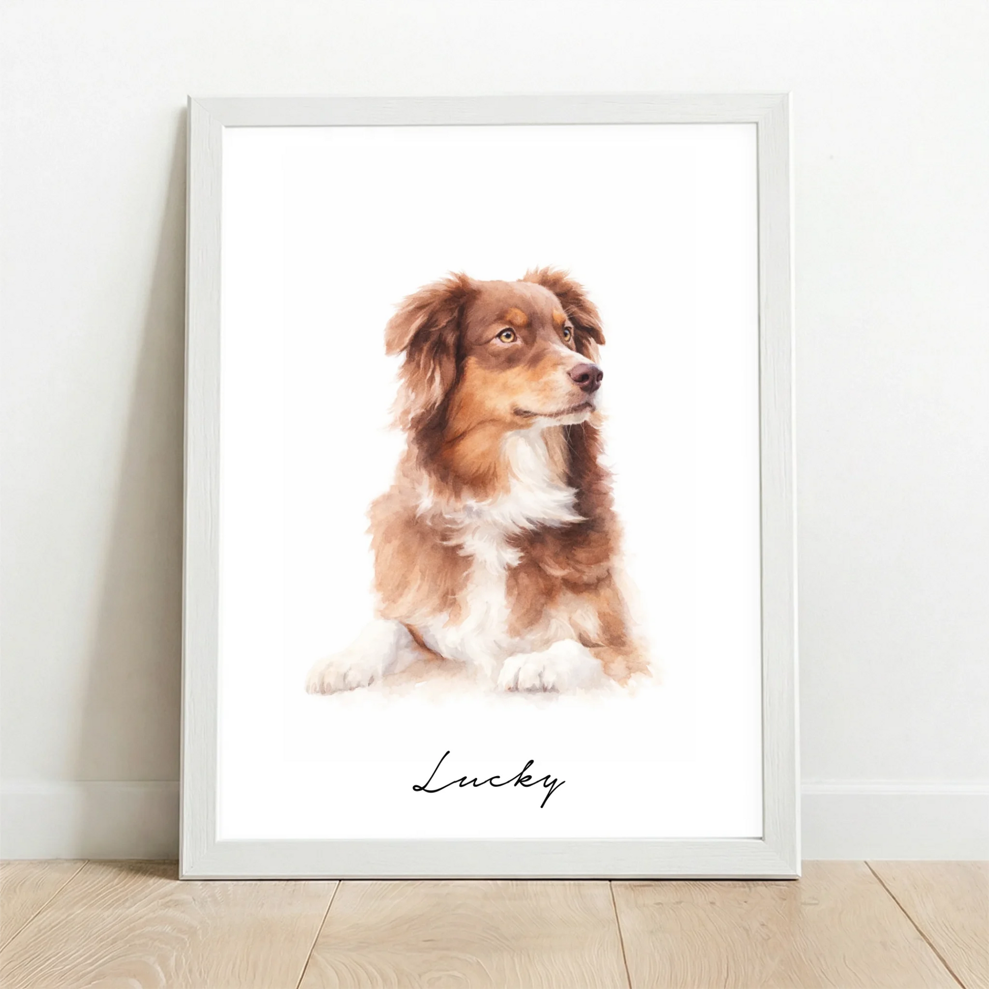 Framed Poster white