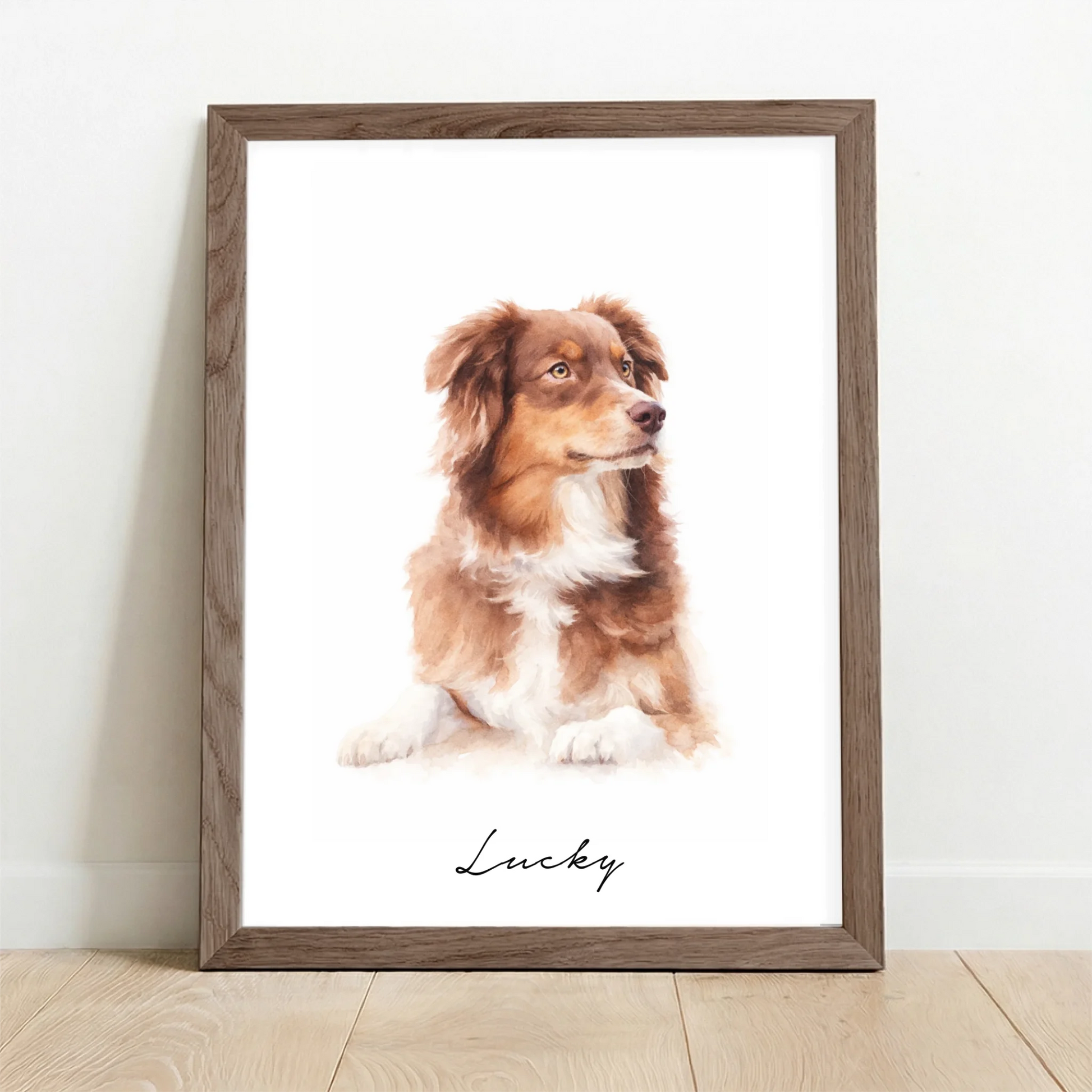 Framed Poster UK oak