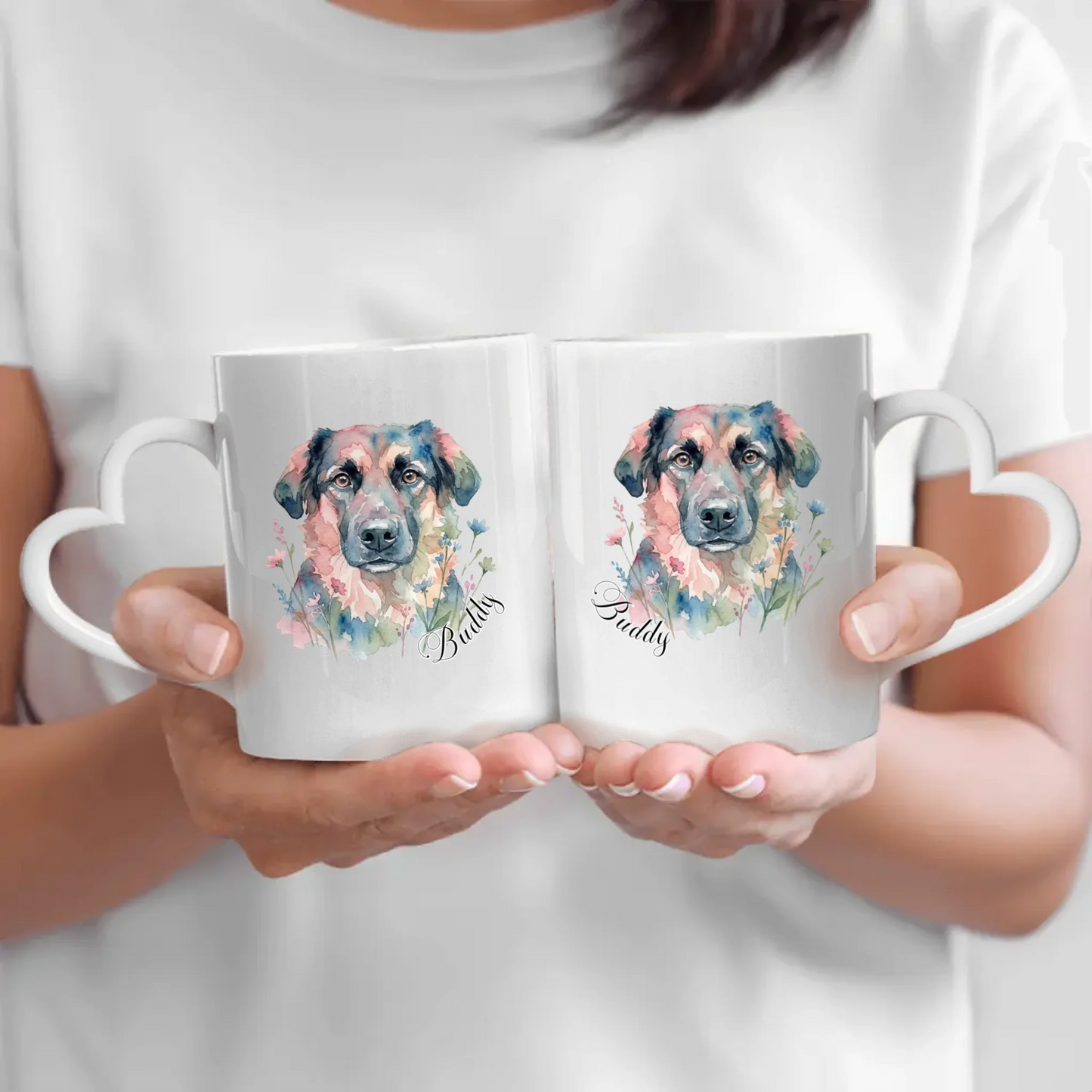 Personalisierte Tasse - Aquarell