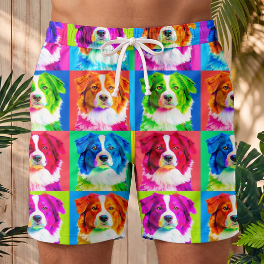 Personalisierte Badehose - Farbquadrate
