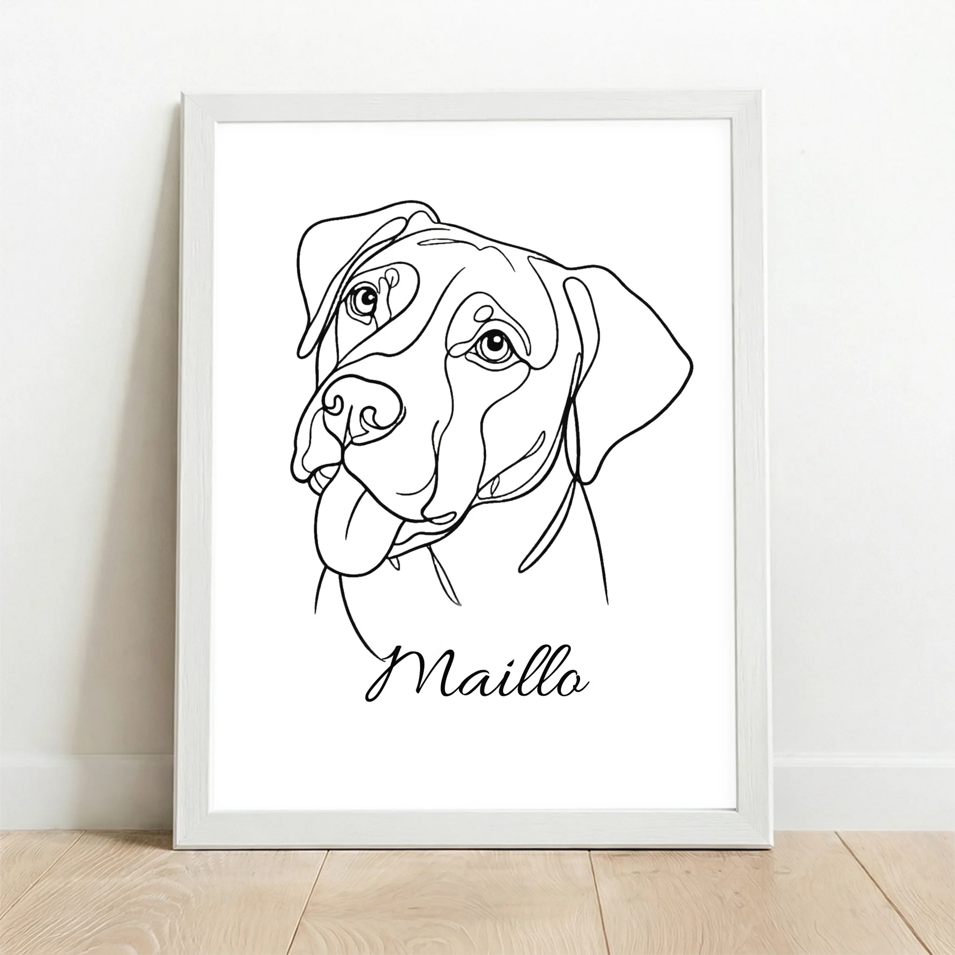 Framed Poster white